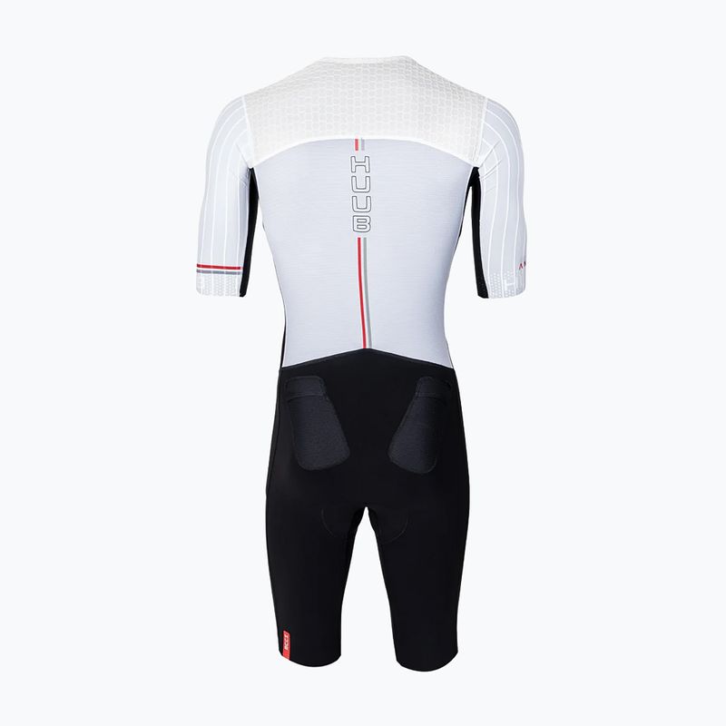 Мъжки гащеризон за триатлон HUUB Anemoi 3 SUB22 black/white/red 2