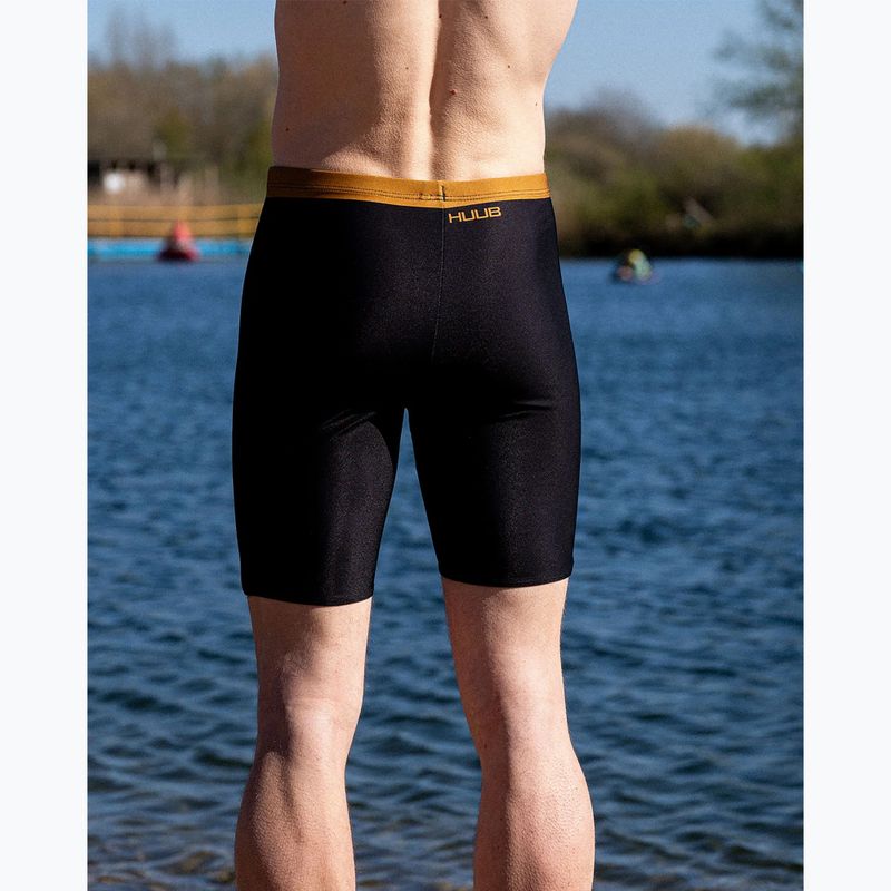 Мъжки шорти за плуване тип клин HUUB Jammer Jee black/orange 4