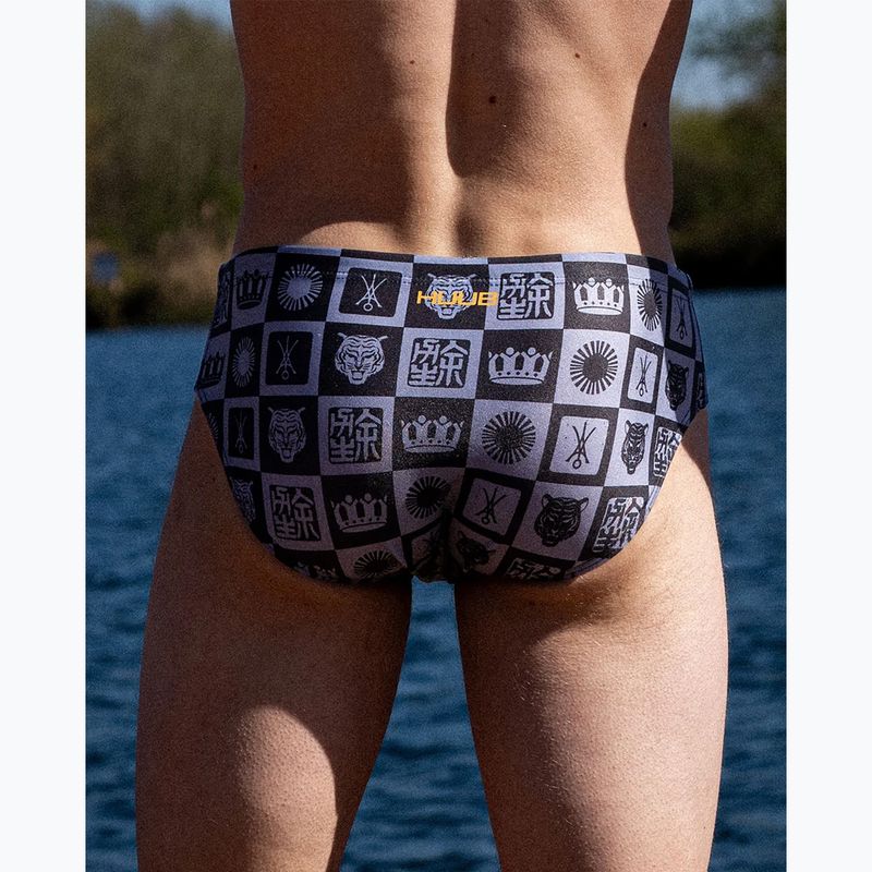 Мъжки слипове за плуване HUUB Trunk Yee gray/orange 5
