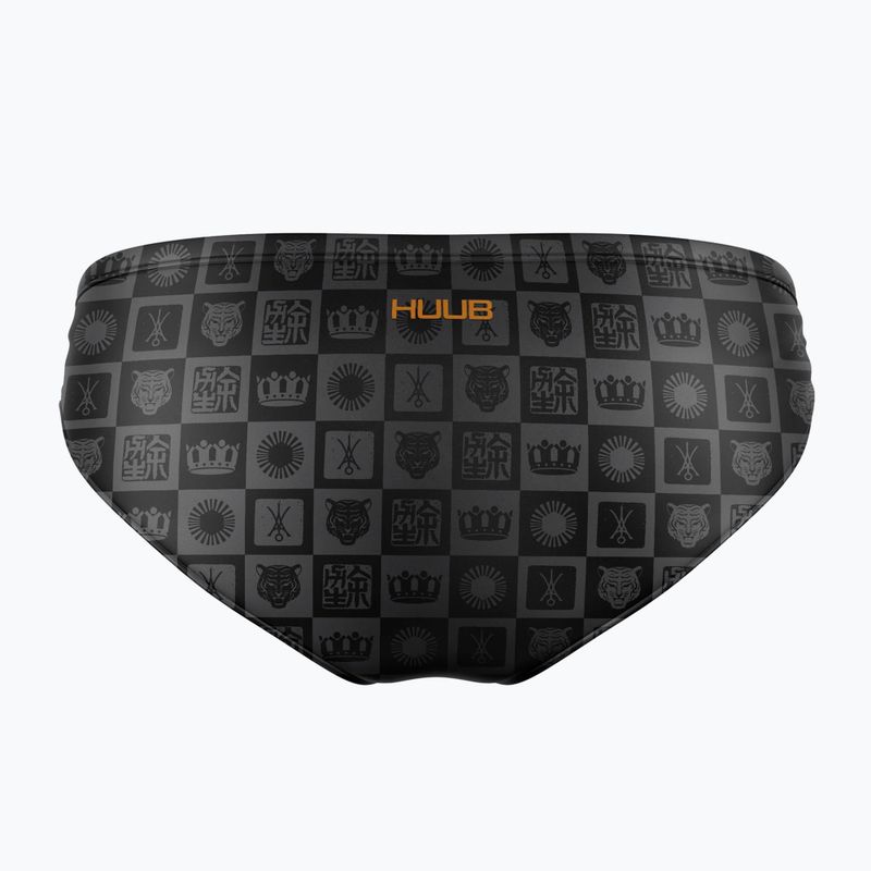 Мъжки слипове за плуване HUUB Brief Yee black/orange 2
