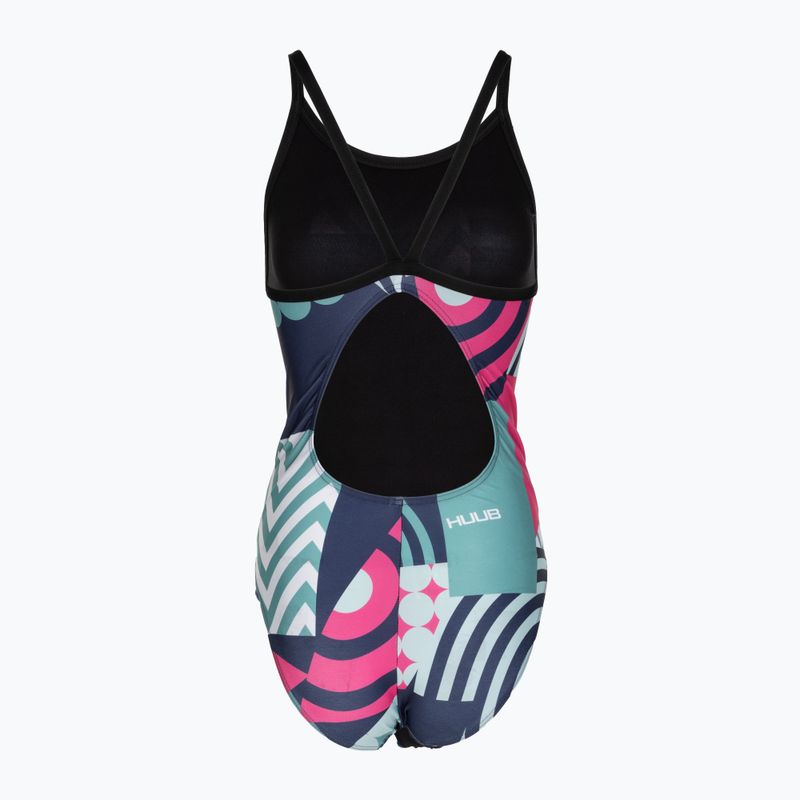 Дамски цял костюм за плуване HUUB Her Spirit Bands navy/multi 2