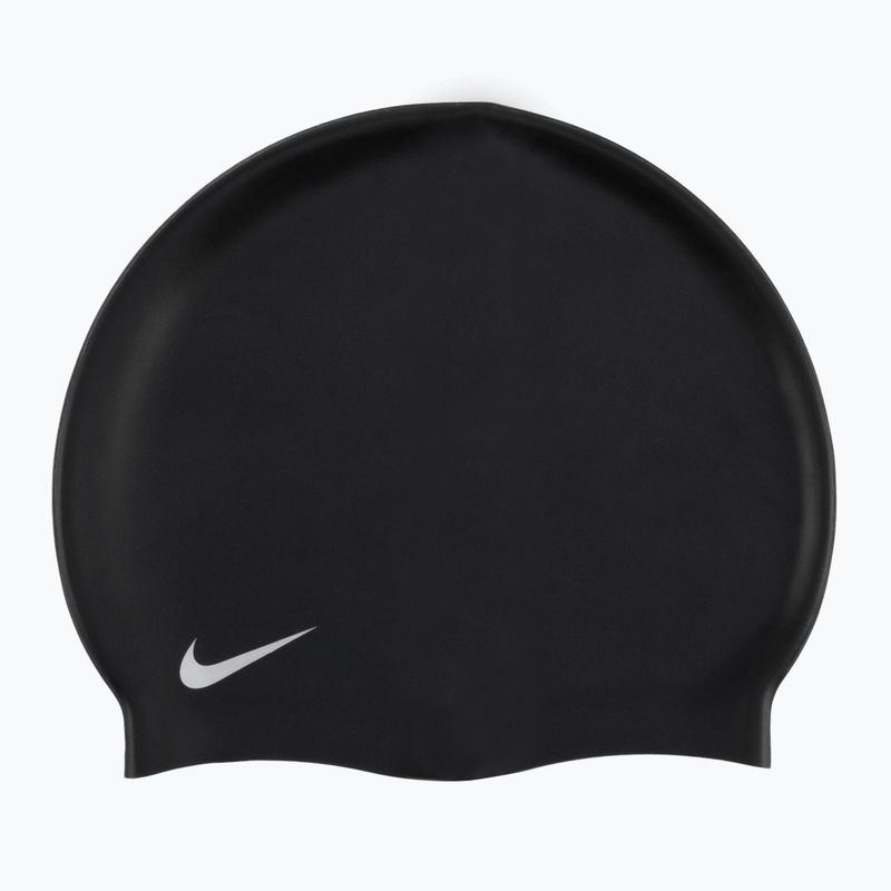 Детска шапка за плуване Nike Solid Silicone черна TESS0106-001