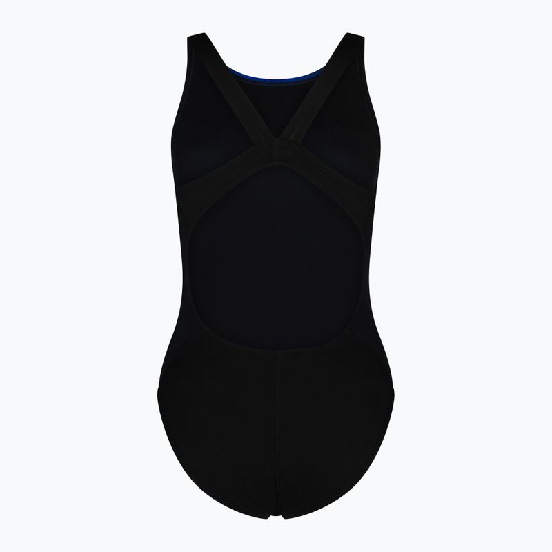 Дамски бански костюм от една част Nike Fade Sting черен и тъмносин NESS8050 2