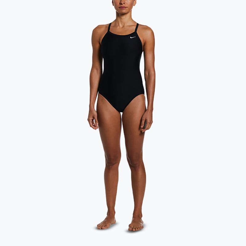 Дамски бански костюм от една част Nike Solid Racerback black 2