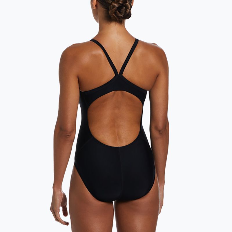 Дамски бански костюм от една част Nike Solid Racerback black 3
