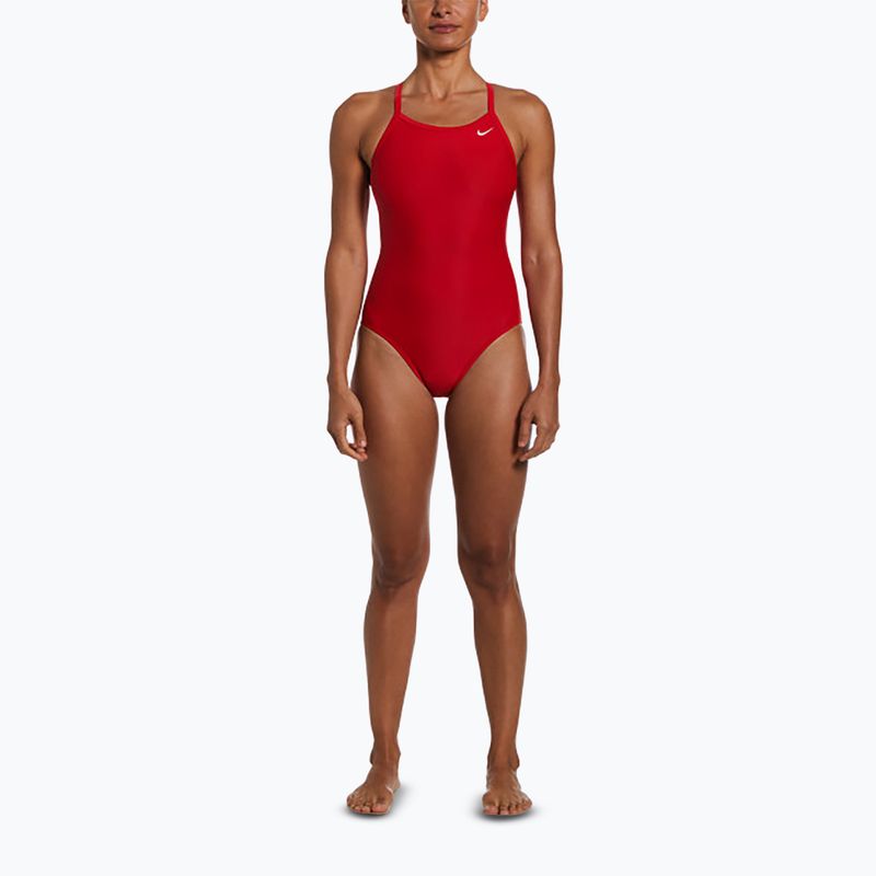 Дамски бански костюм от една част Nike Solid Racerback university red 2