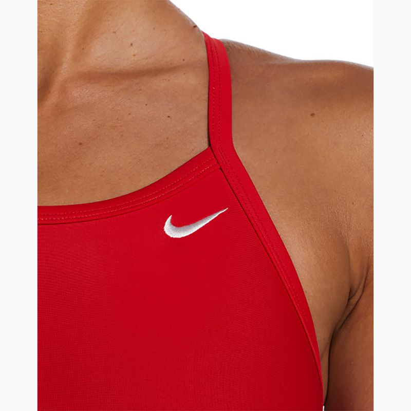 Дамски бански костюм от една част Nike Solid Racerback university red 4