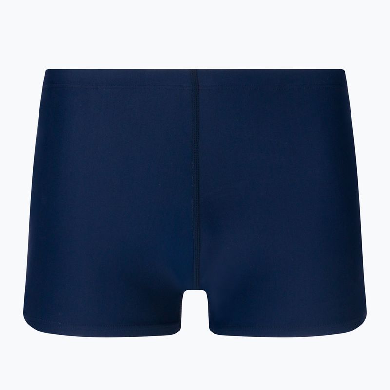 Мъжки боксерки за плуване Nike Solid Square Leg тъмно синьо NESS8111-440