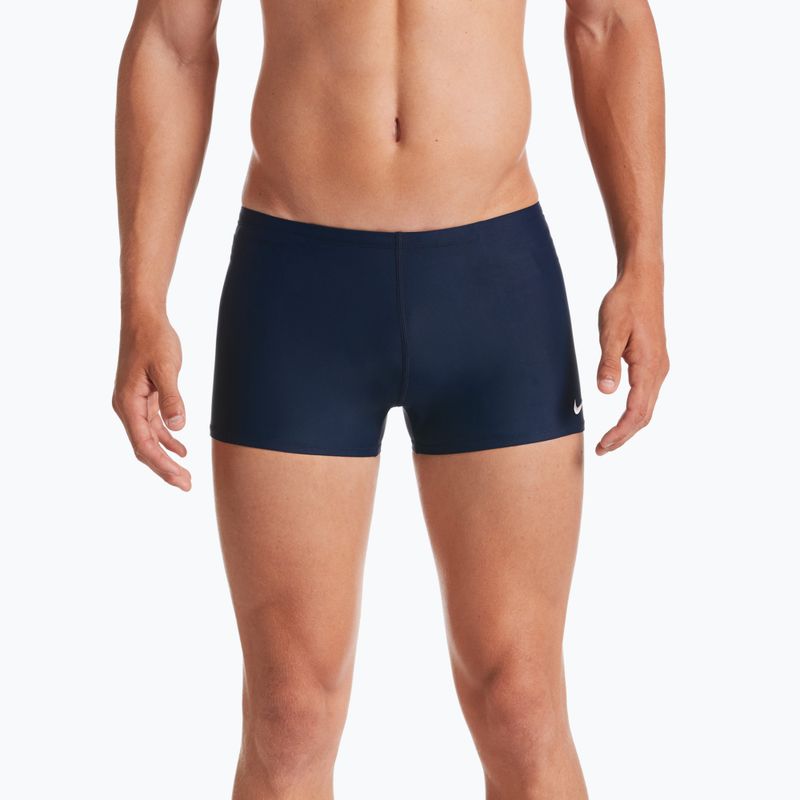 Мъжки боксерки за плуване Nike Solid Square Leg тъмно синьо NESS8111-440 7