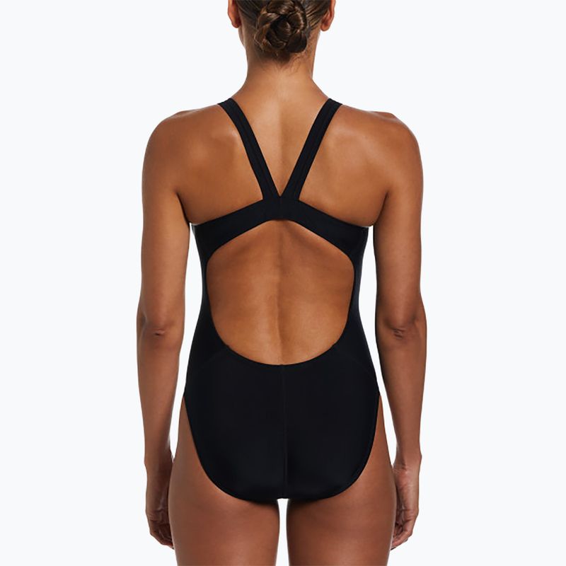 Дамски бански костюм от една част Nike Fastback black 2