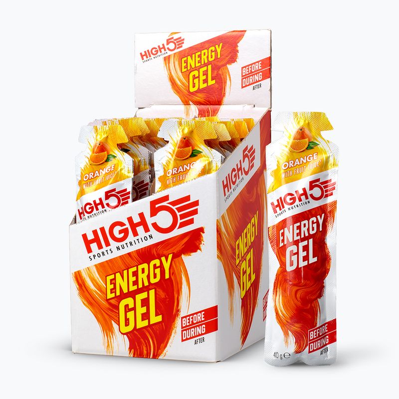 Енергиен гел HIGH5 Energy 40 г портокал