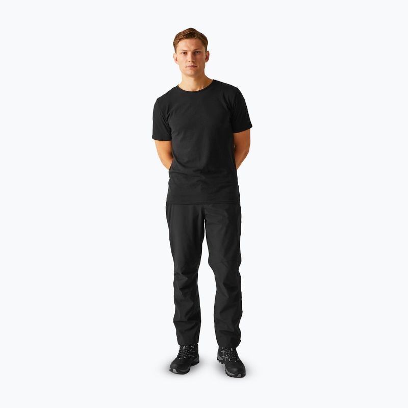 Мъжки туристически панталони REGATTA Highton Stretch black 2