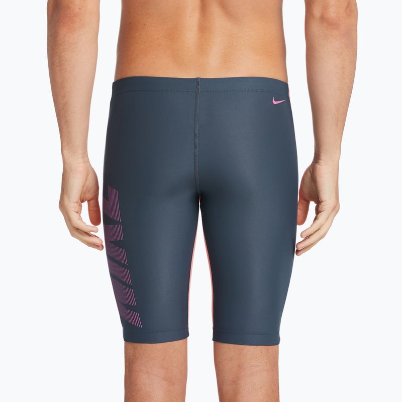 Мъжки бански Nike Rift Jammer сиво и черно NESS9052 7
