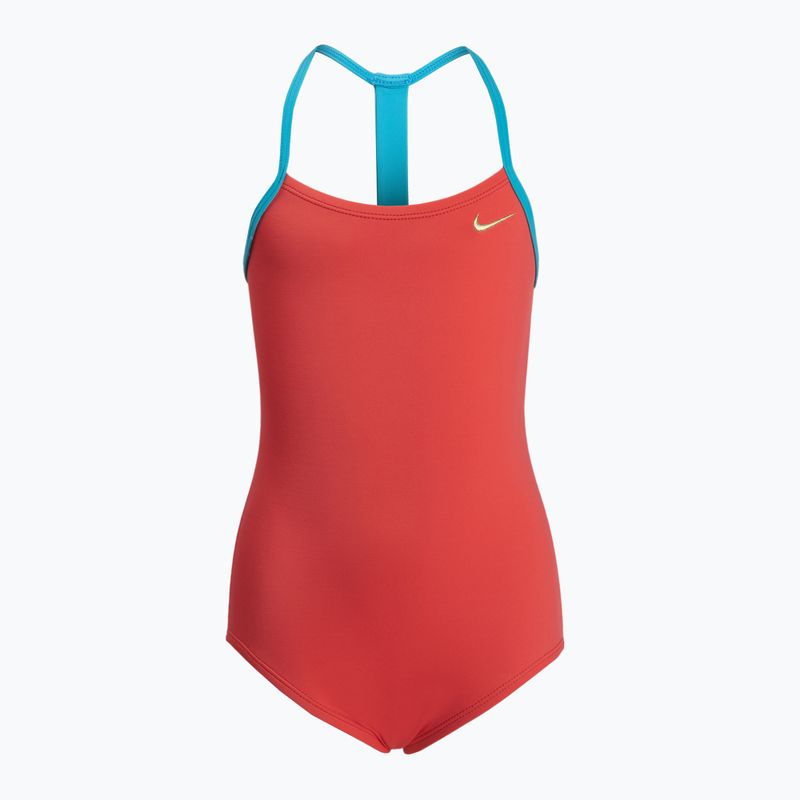 Детски бански от една част Nike Solid Girl II оранжев NESS9629-859