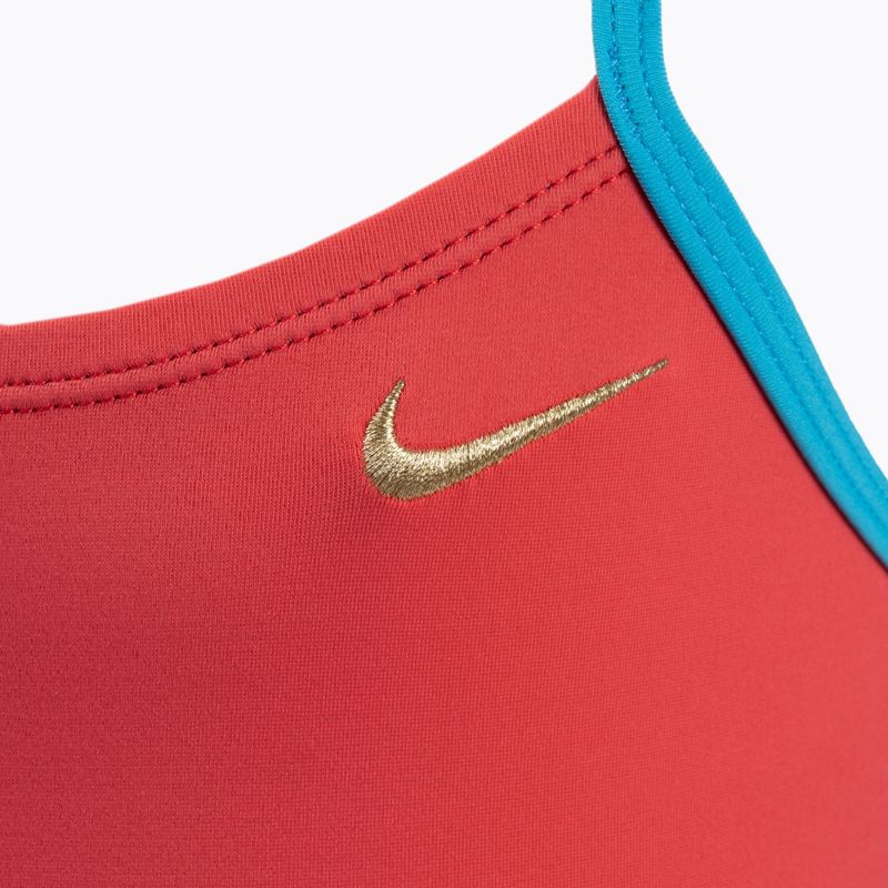 Детски бански от една част Nike Solid Girl II оранжев NESS9629-859 3