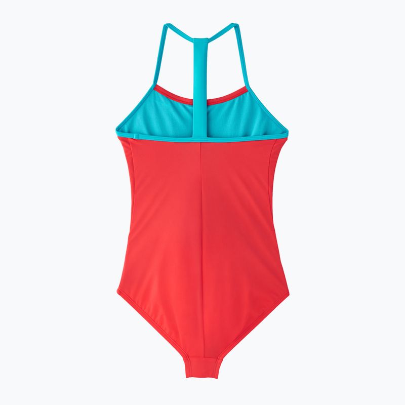 Детски бански от една част Nike Solid Girl II оранжев NESS9629-859 5