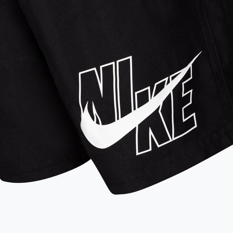 Детски къси панталони за плуване Nike Logo Solid Lap черни NESSA771-001 3