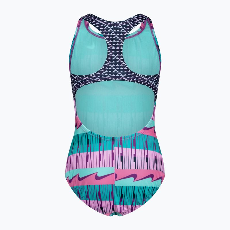 Детски бански от една част Nike Clash в цвят NESSA735-672 2