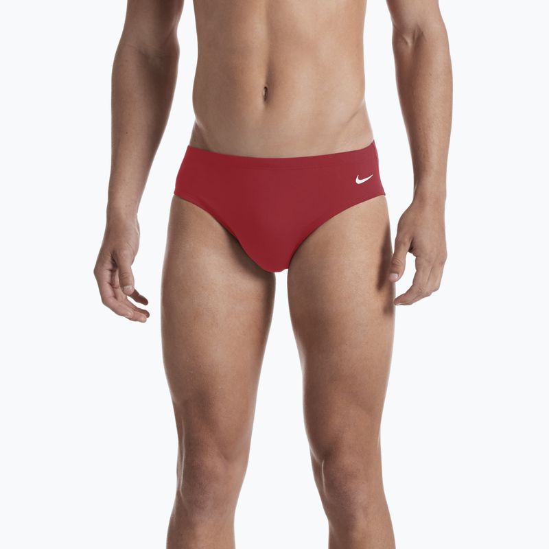 Мъжки слипове за плуване Nike Hydrastrong Solid Brief червени NESSA004-614 7