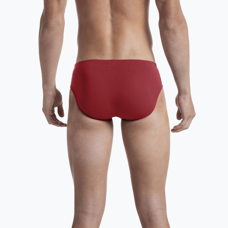 Мъжки слипове за плуване Nike Hydrastrong Solid Brief червени NESSA004-614 9