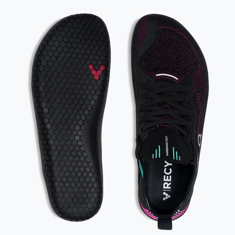 Дамски обувки barefoot Vivobarefoot Primus Lite Knit obsidian/vibrant pink 5