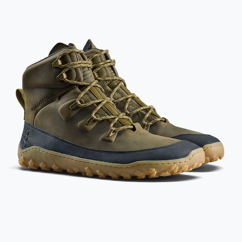 Мъжки обувки barefoot Vivobarefoot Tracker Leather dark olive 3