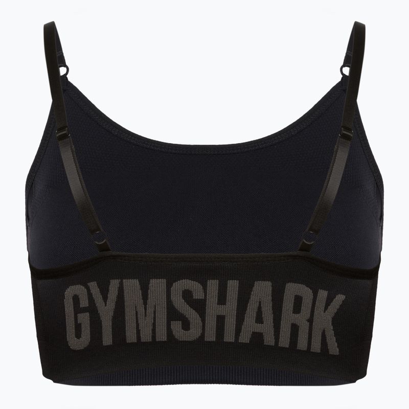 Gymshark Flex Strappy Спортен сутиен за обучение черен 2