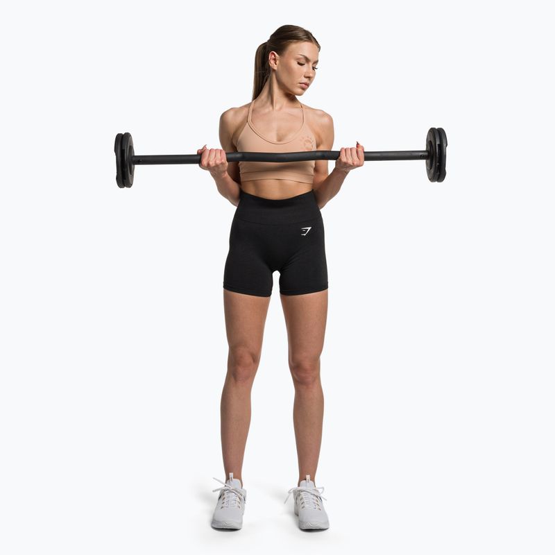 Дамски шорти за тренировка Gymshark Vital Seamless black marl 2