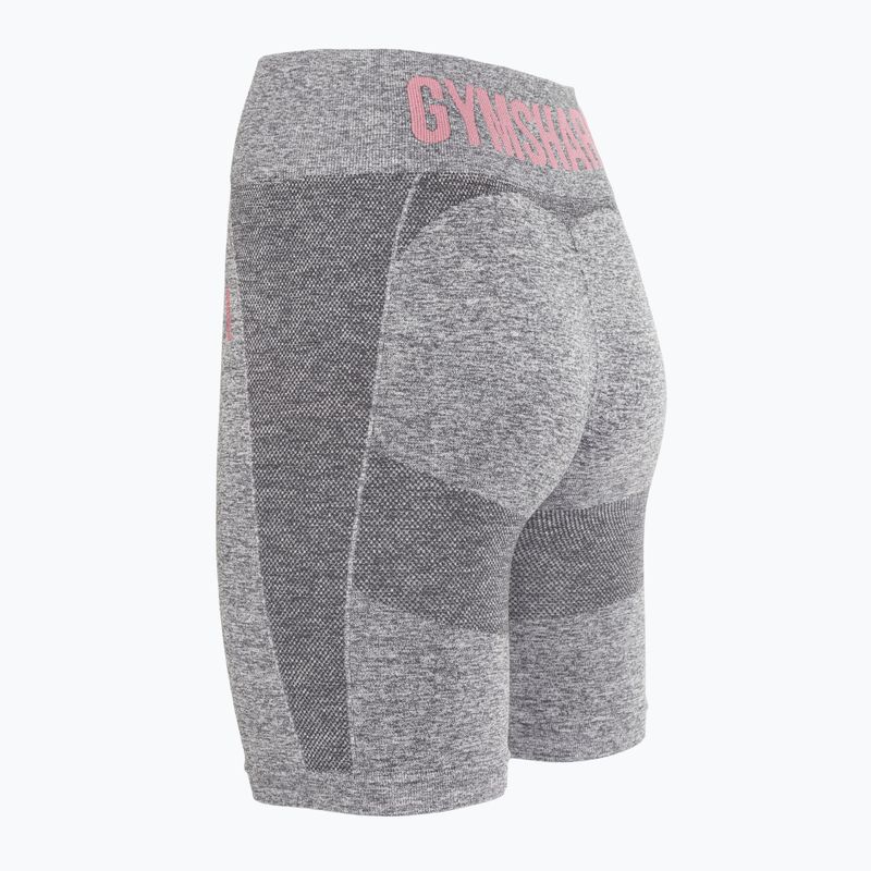 Дамски шорти за колоездене Gymshark Flex marl / pink 4