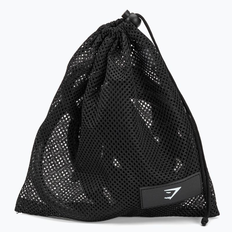 Gymshark Тежки тръби за съпротивление упражняват разширител черен 4