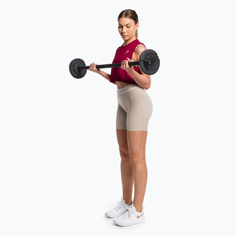 Дамски шорти за колоездене Gymshark Fit pebble grey 2