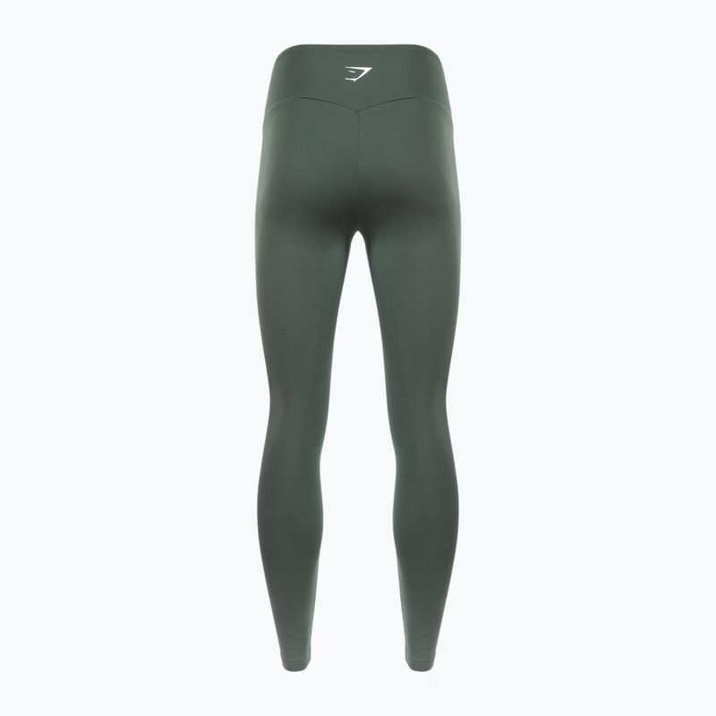 Дамски клин за тренировка Gymshark Training Full Length obsidian / green 2