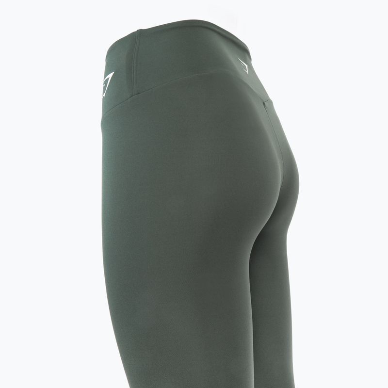 Дамски клинове Gymshark Training Cropped obsidian / green 4