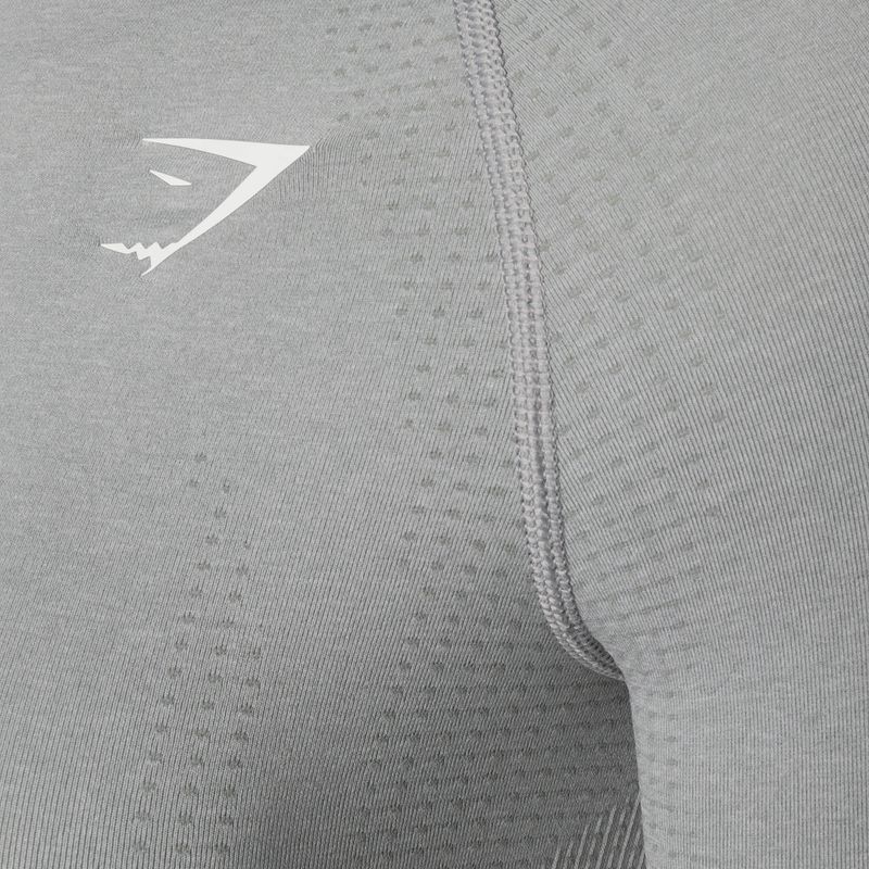 Дамски тренировъчен топ с дълъг ръкав Gymshark Vital Seamless Crop Top light grey 7