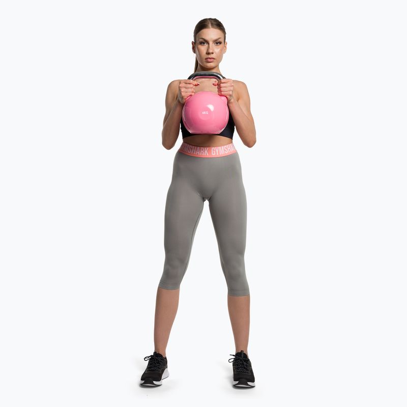 Дамски клинове за тренировка Gymshark Fit Cropped smokey grey 2