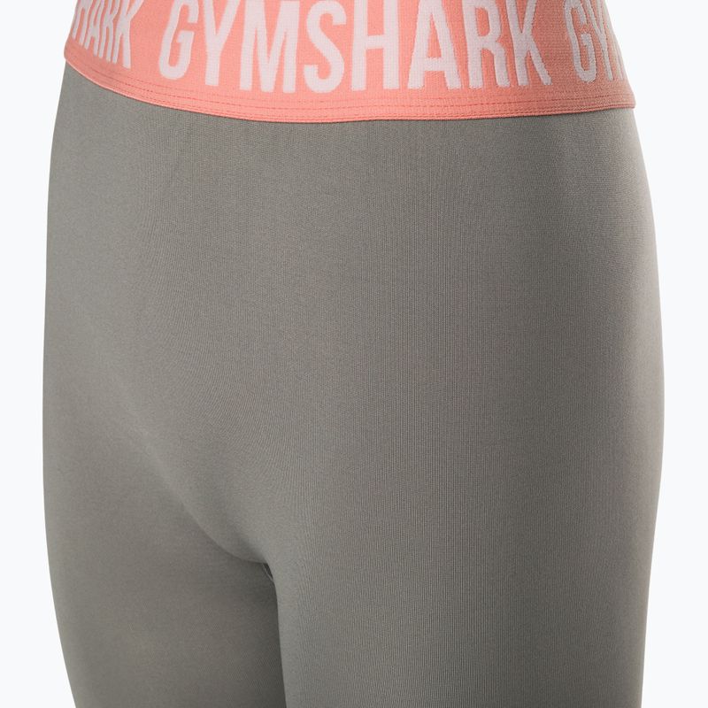 Дамски клинове за тренировка Gymshark Fit Cropped smokey grey 7