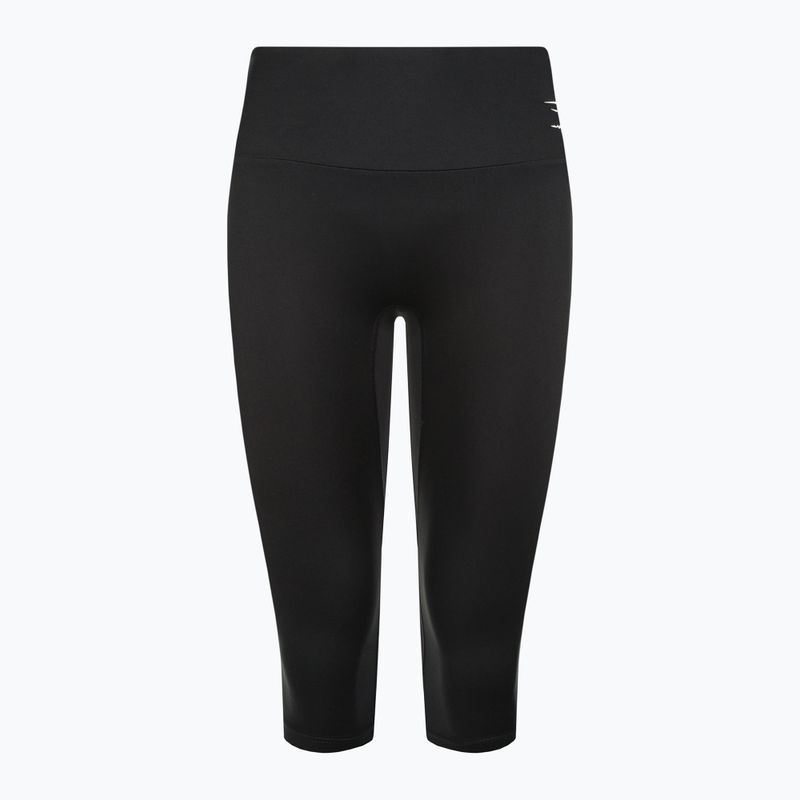 Дамски клинове с изрязани крачоли Gymshark Training black/white 5
