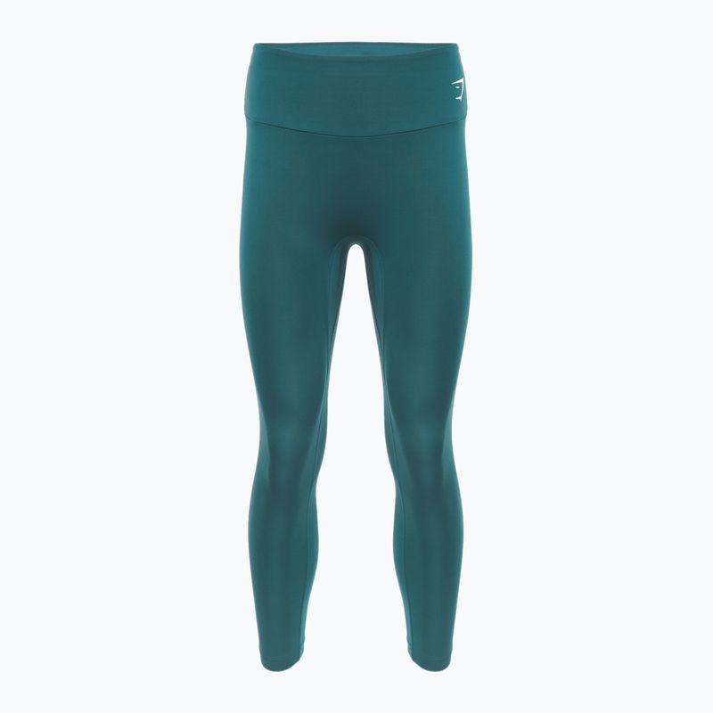 Дамски клинове за тренировки Gymshark 7/8 teal