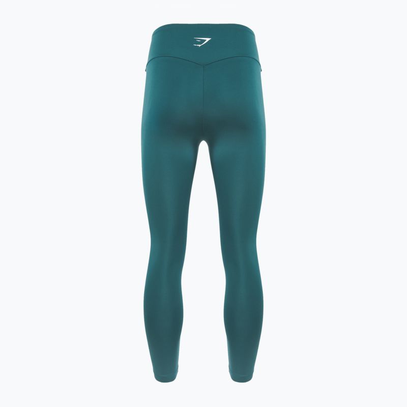 Дамски клинове за тренировки Gymshark 7/8 teal 2