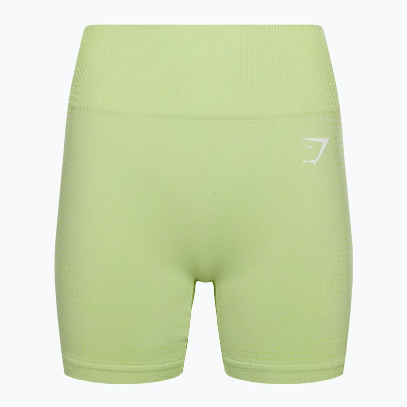 Дамски шорти за тренировка Gymshark Vital Seamless neon yellow 5