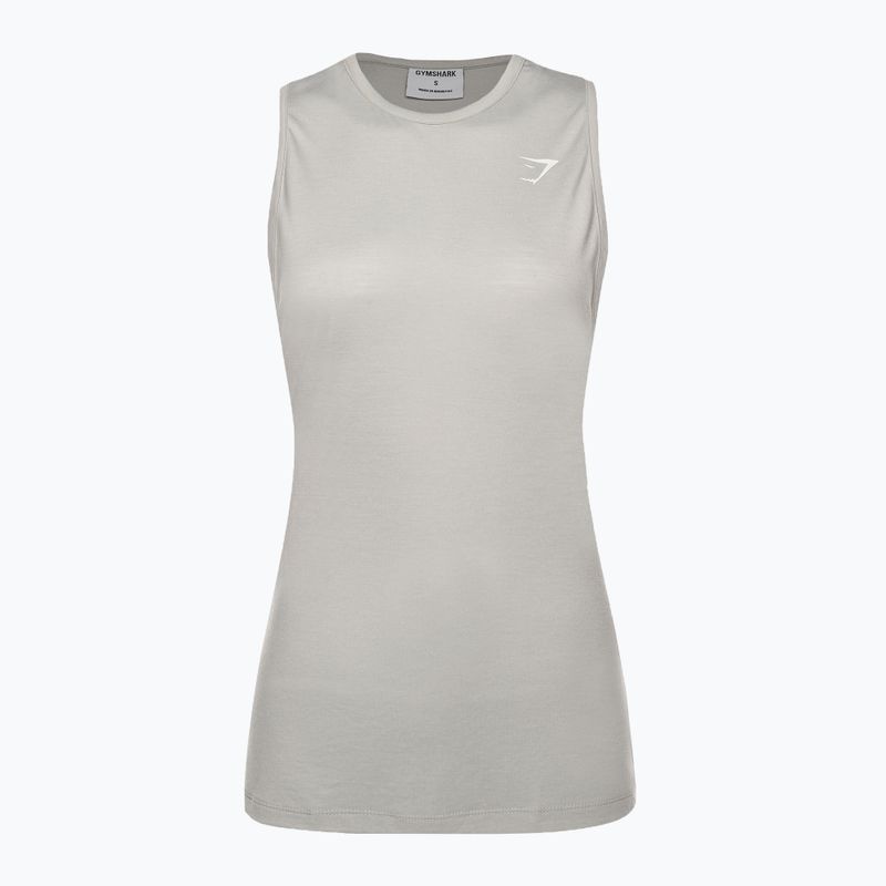 Дамски резервоар за тренировки Gymshark Drop Arm Tank light grey 5