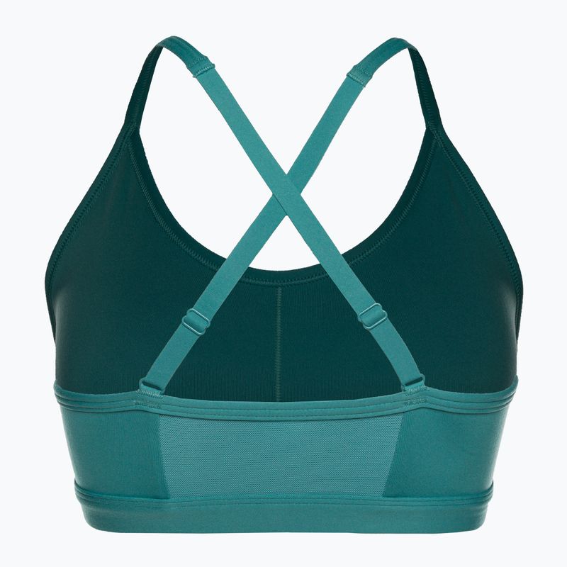 Gymshark Ruched Training Спортен сутиен fauna teal fitness 6