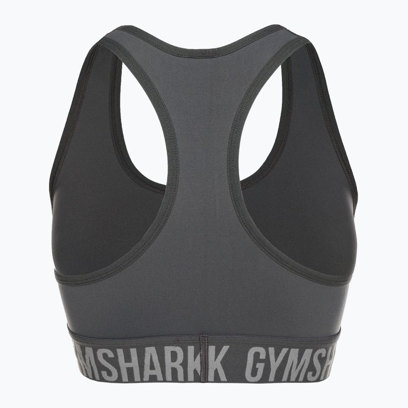 Gymshark Fit Sports сив фитнес сутиен 6