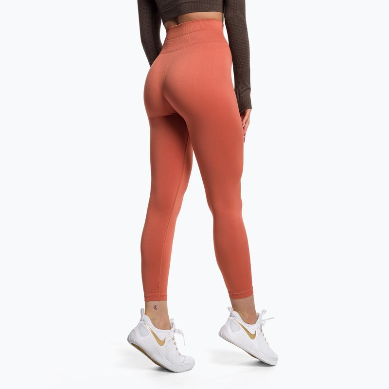 Дамски тренировъчни гамаши Gymshark Studio earth orange 3