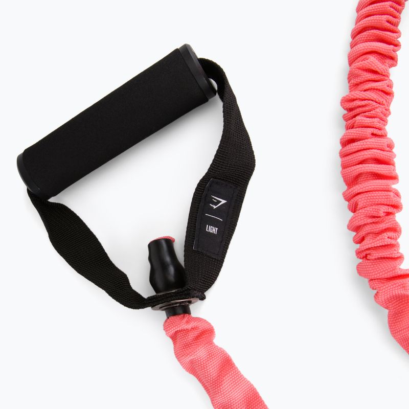 Gymshark Whitney V3 Light Resistance разширител за упражнения червено/черно 2