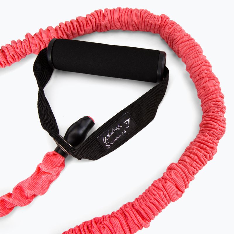 Gymshark Whitney V3 Light Resistance разширител за упражнения червено/черно 3