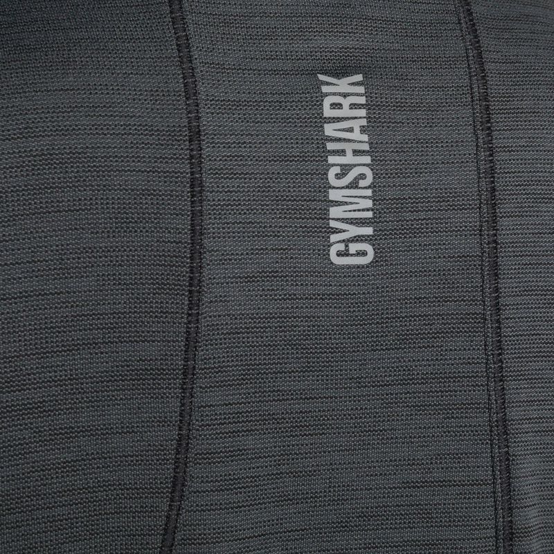 Дамски горнище за бягане Gymshark Running Top SS тъмно/сиво тренировъчна тениска 8