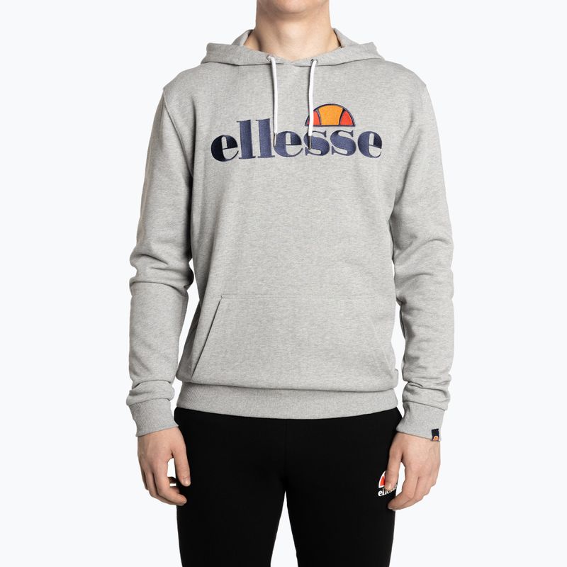 Мъжки суитшърт за тренировки Ellesse Ferrer Oh Hoody сив марл