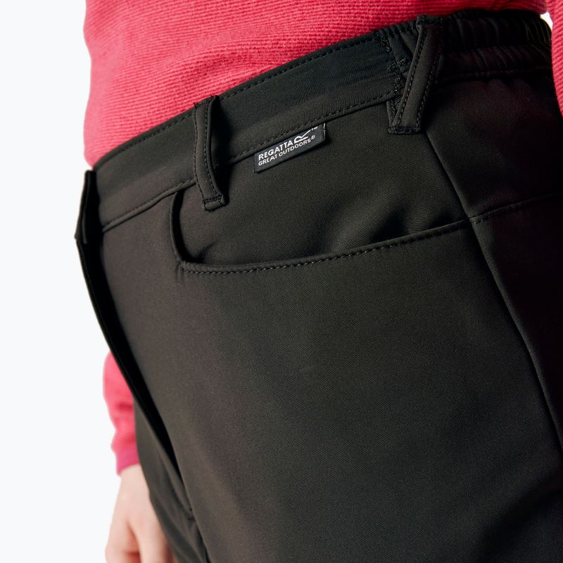 Детски панталони за трекинг REGATTA Highton Winter black 8