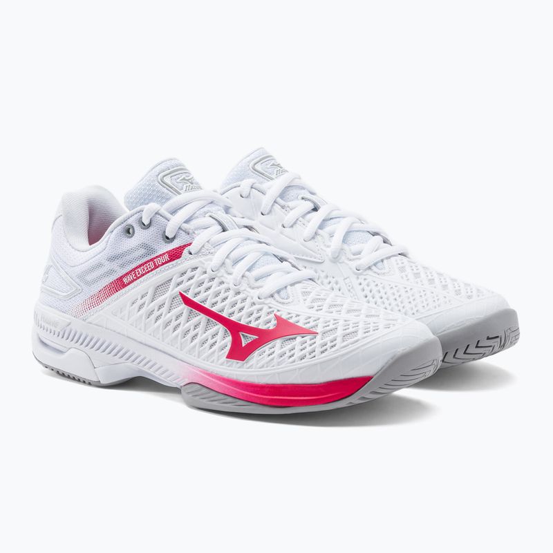 Дамски обувки за тенис Mizuno Wave Exceed Tour 4 CC white 61GA207164 5